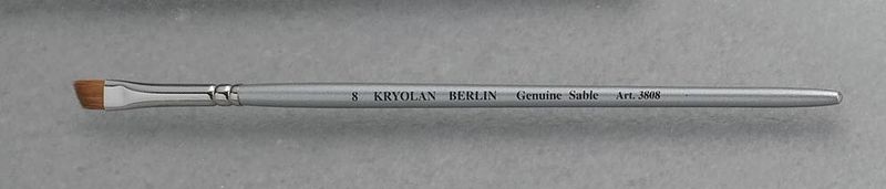 Pennello da trucco con punta obliqua Pennello da trucco con punta obliqua