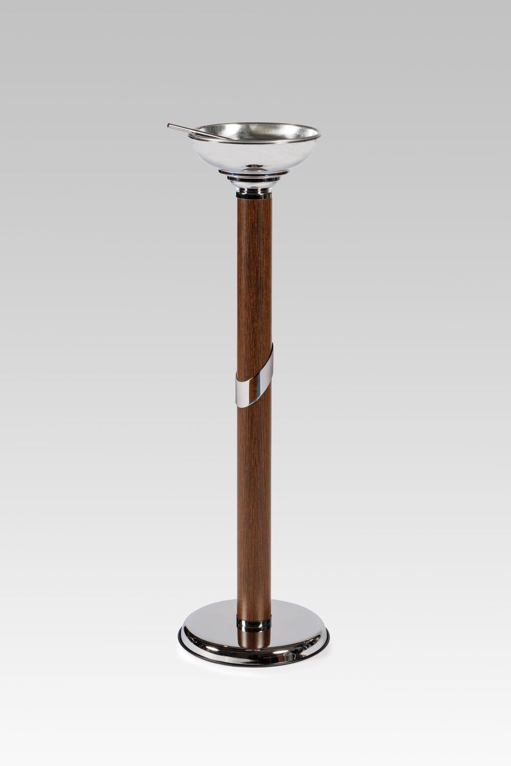 PIEDISTALLO ACQUASANTIERA/PORTABIGLIETTI NINFA WENGE (aspersorio incluso) PIEDISTALLO ACQUASANTIERA/PORTABIGLIETTI NINFA WENGE (aspersorio incluso)