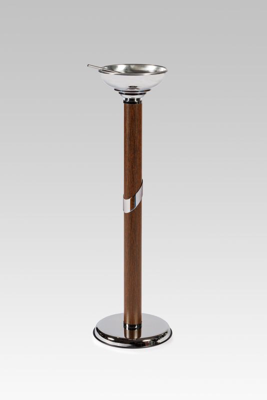 PIEDISTALLO ACQUASANTIERA/PORTABIGLIETTI NINFA WENGE (aspersorio incluso) PIEDISTALLO ACQUASANTIERA/PORTABIGLIETTI NINFA WENGE (aspersorio incluso)