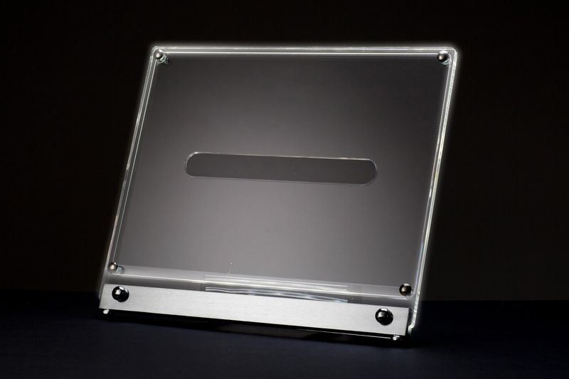 Portalocandina da tavolo a led bianco Portalocandina da tavolo a led bianco