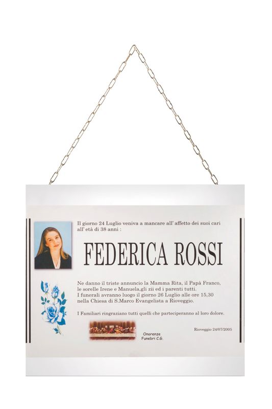 Portalocandina da parete formato A4 Portalocandina da parete formato A4