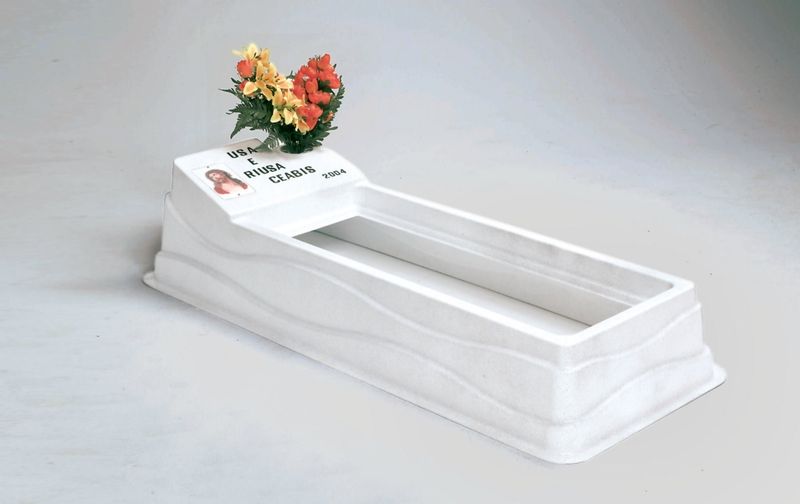 Provvisorio tomba completo in ABS riutilizzabile 157 cm Provvisorio tomba completo in ABS riutilizzabile 157 cm