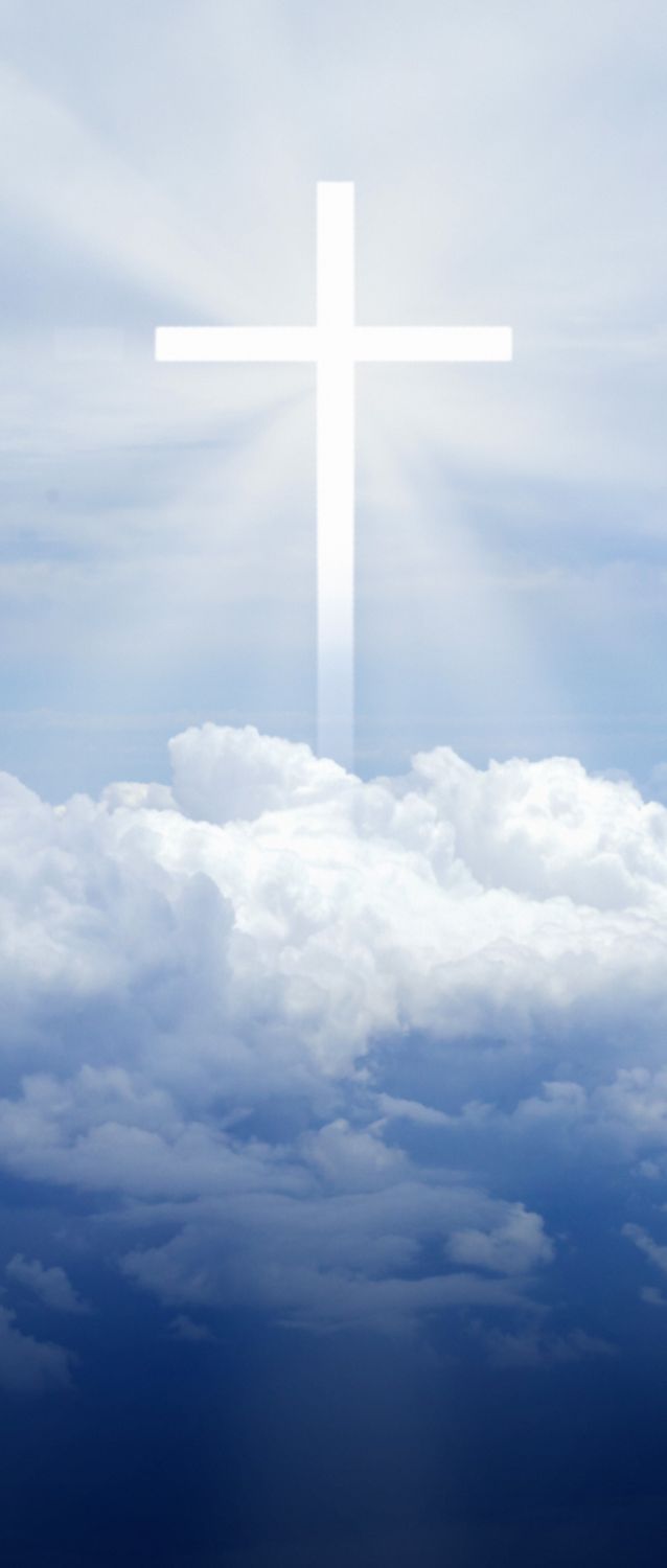 Roll-Up croce e nuvole