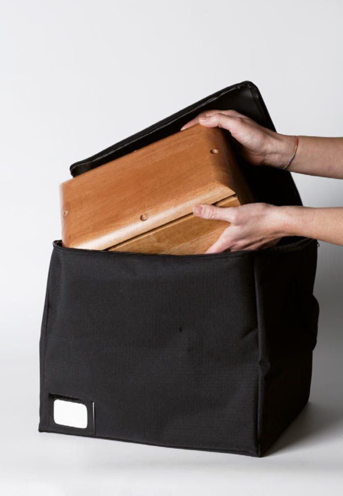 Sacca porta urna rettangolare con tracolla