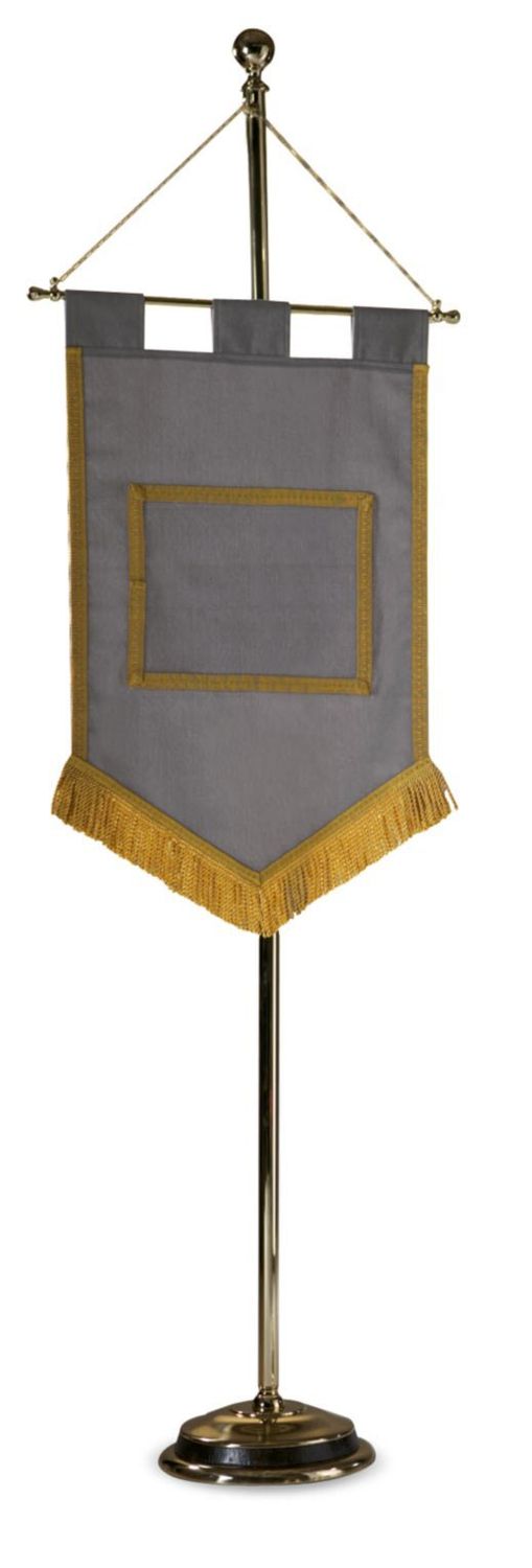 Stendardo per manifesto alcantara grigio 21x30 Stendardo per manifesto alcantara grigio 21x30