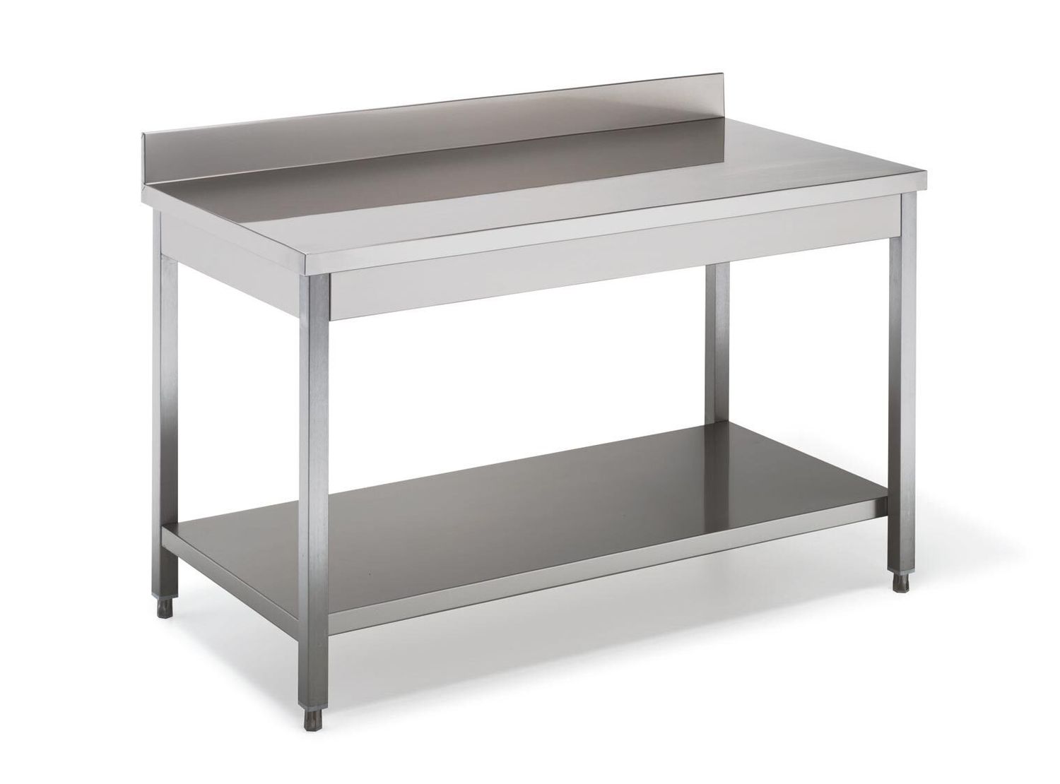 Tavolo da lavoro con alzatina e ripiano Tavolo da lavoro con alzatina e ripiano