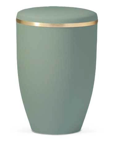 Urna in acciaio verniciato verde Urna in acciaio verniciato verde
