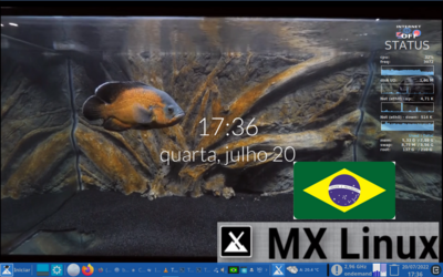 MX Linux BR RESPIN Não oficial - AHS - 64 BITs - PEN USB 64 gb Sandisk