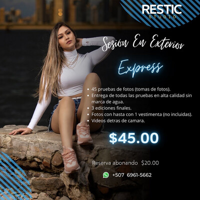 SESIÓN EN EXTERIOR EXPRESS