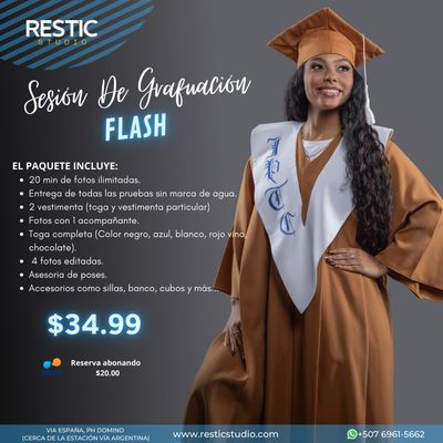 SESIÓN DE GRADUACIÓN (PAQUETE FLASH)