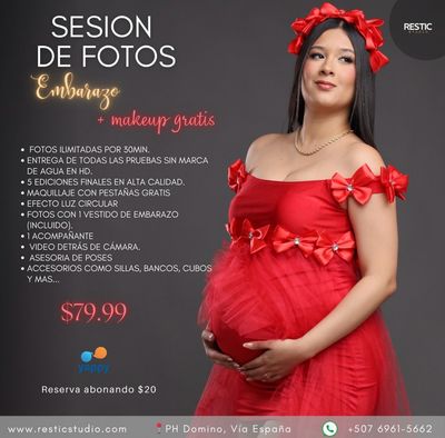 SESIÓN DE EMBARAZO GOLD