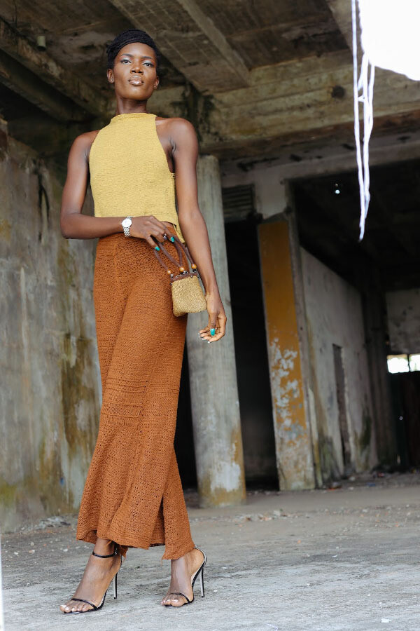 COCOLIT Silk pants