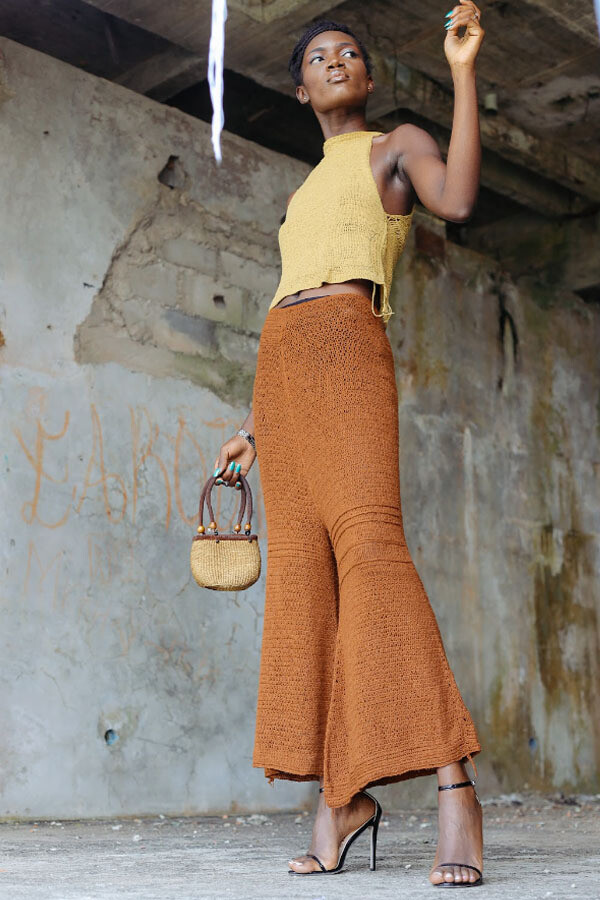 COCOLIT Silk pants