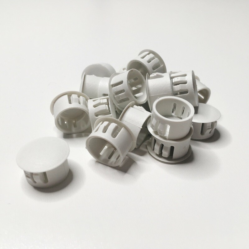 White 5/8" Plastic Plugs