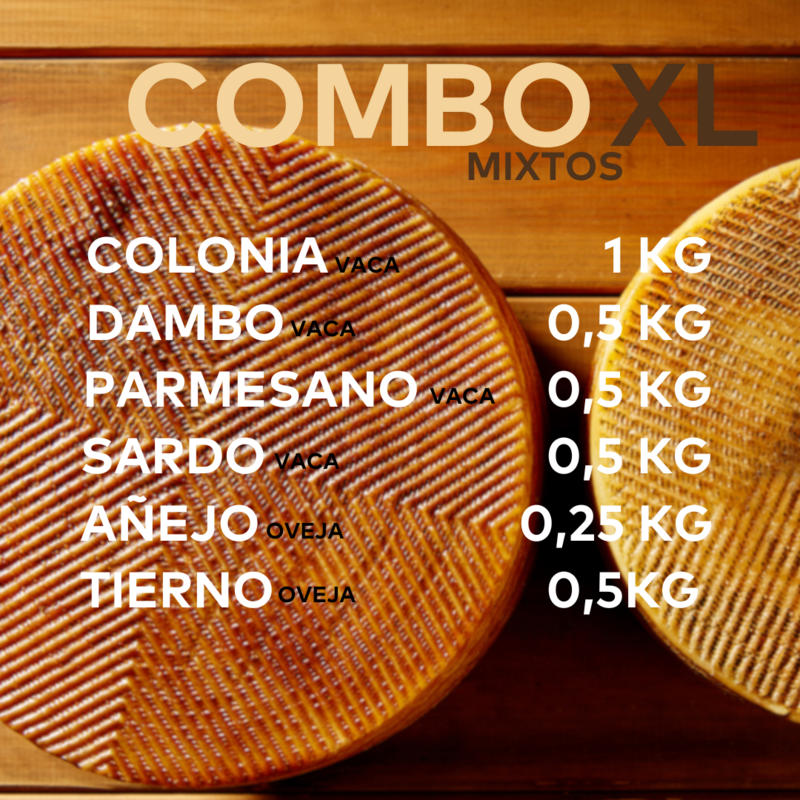 COMBO XL QUESOS MIXTO - VACA Y OVEJA