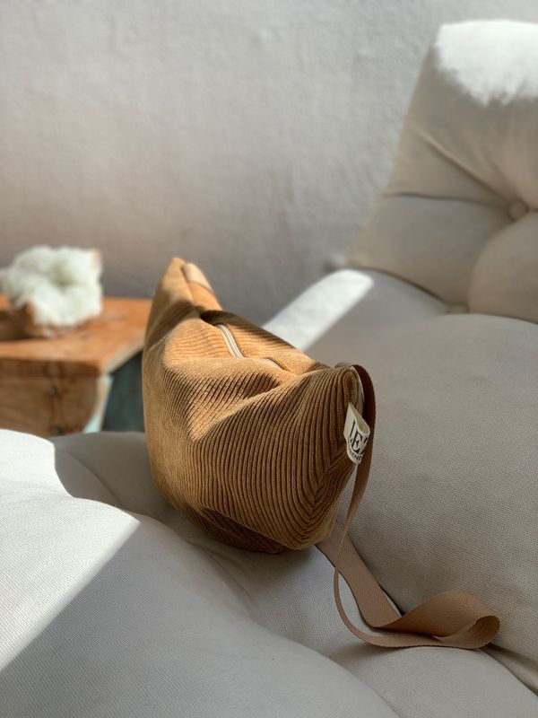 Corduroy Moon Bag