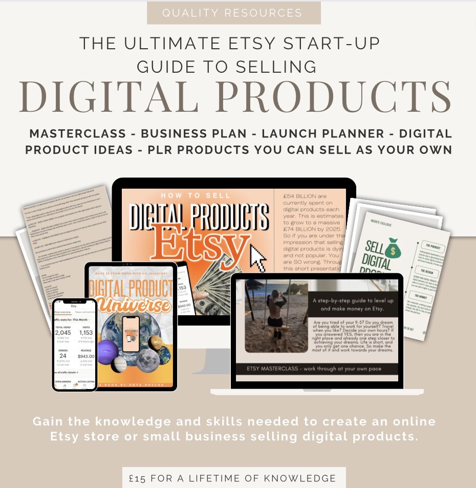 How To Sell Digital Products On Etsy Ultimate masterclass
