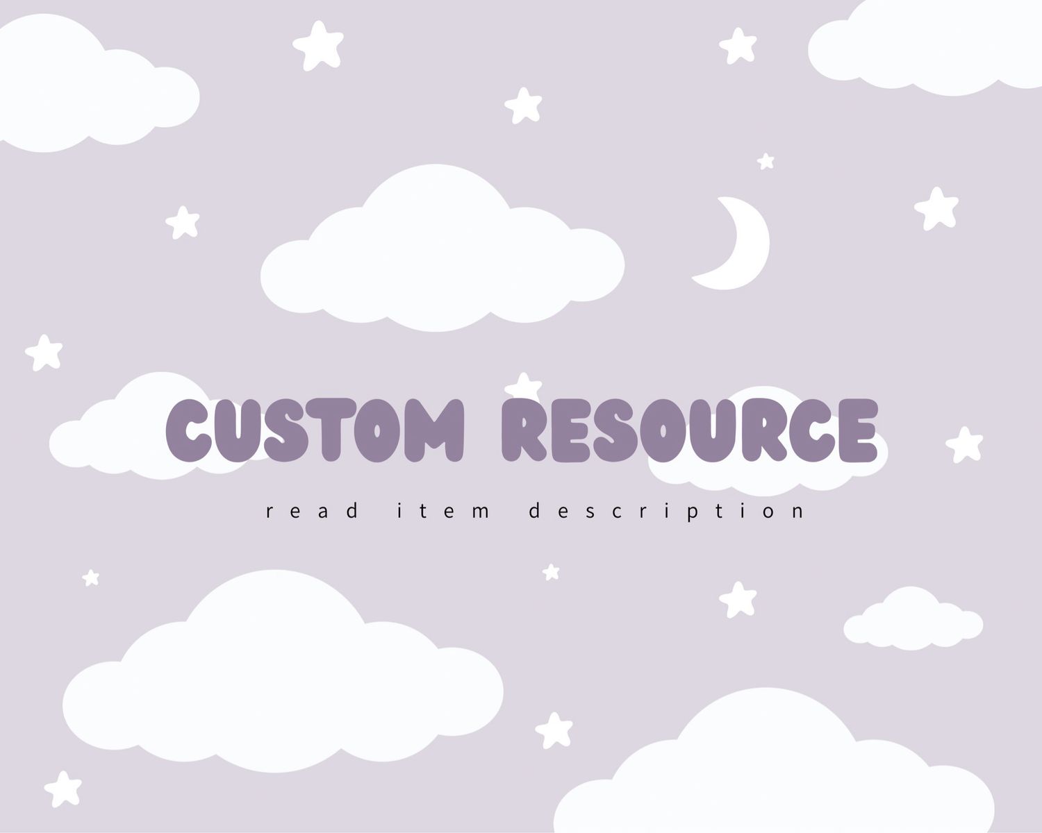 Custom Resources &amp; Orders