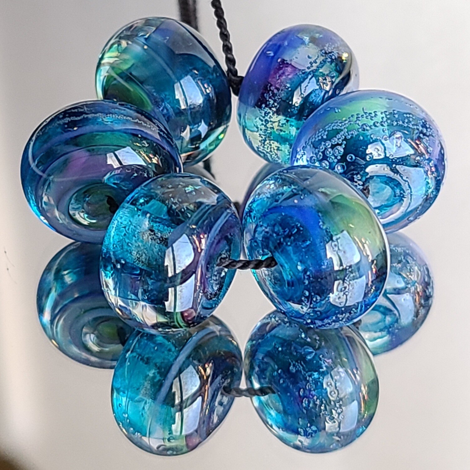Blue Bayou Handmade Lampwork Beads
