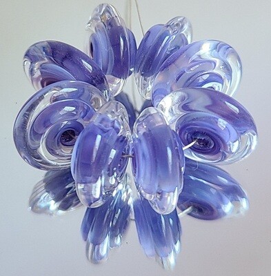 Blueberries Handmade Lampwork Beads