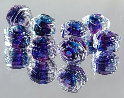 Ocean Deep Handmade Lampwork Beads