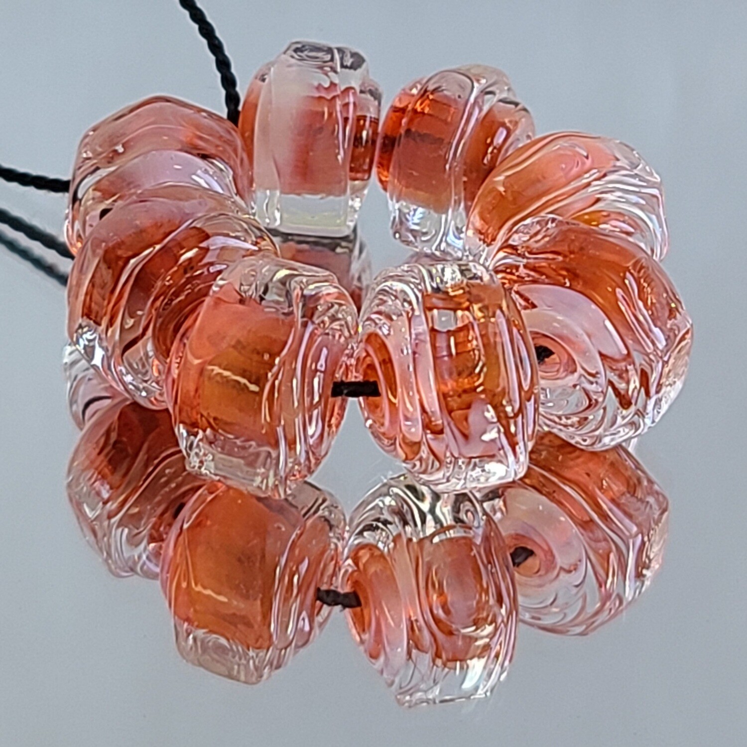 Peachy Keen Handmade Lampwork Beads