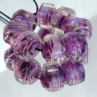 Kings Robe Handmade Lampwork Beads