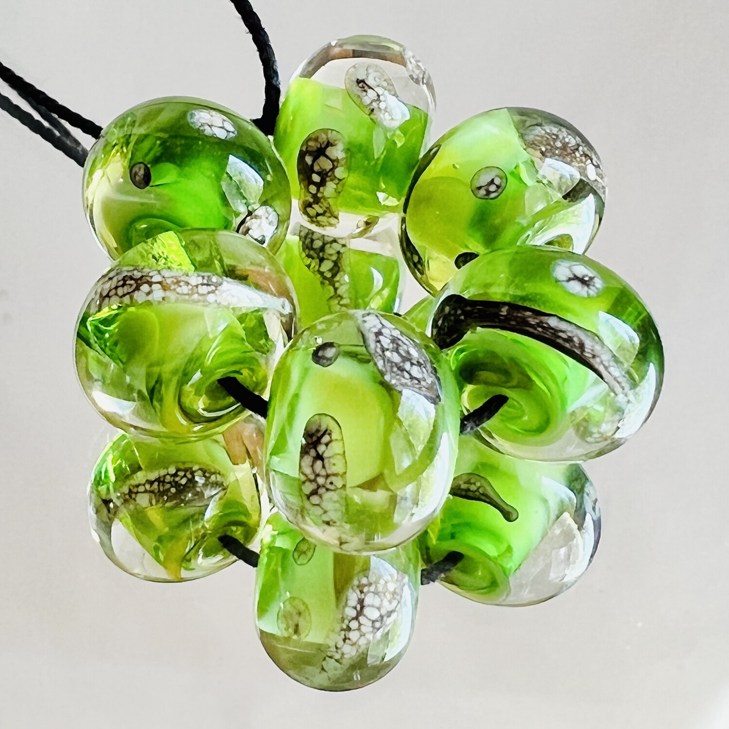 Zelena Handmade Lampwork Beads