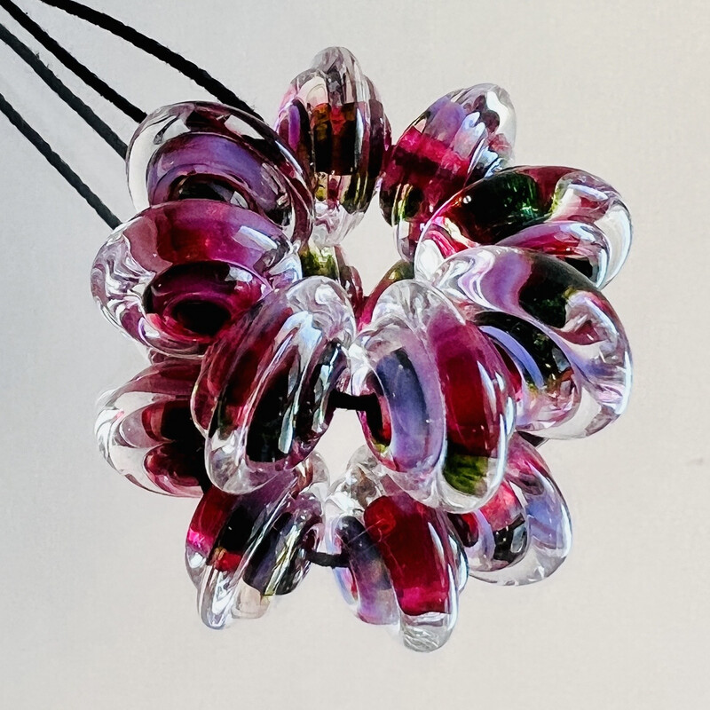 Sugar Plum Fairy Handmade Lampwork Beads