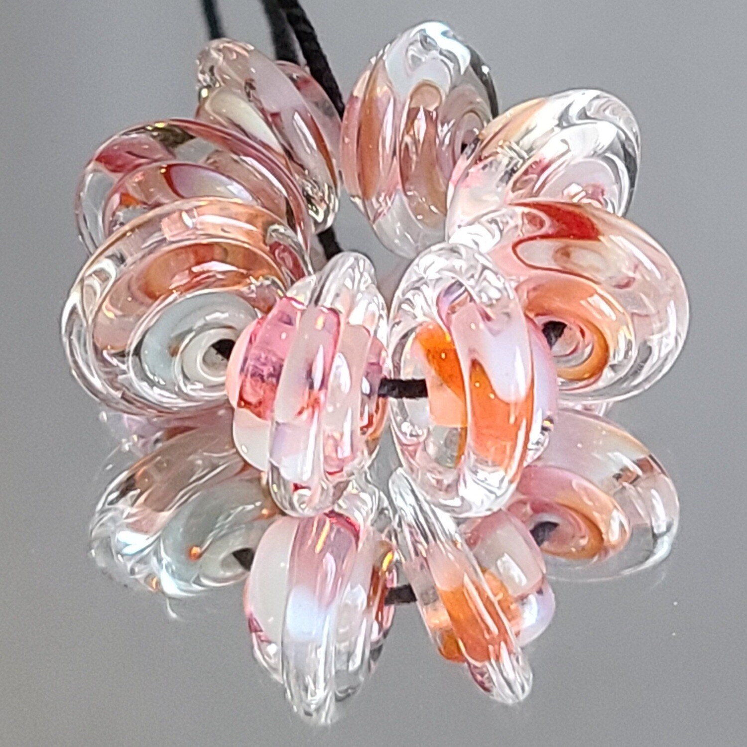 Victorian Lace Handmade Lampwork Beads