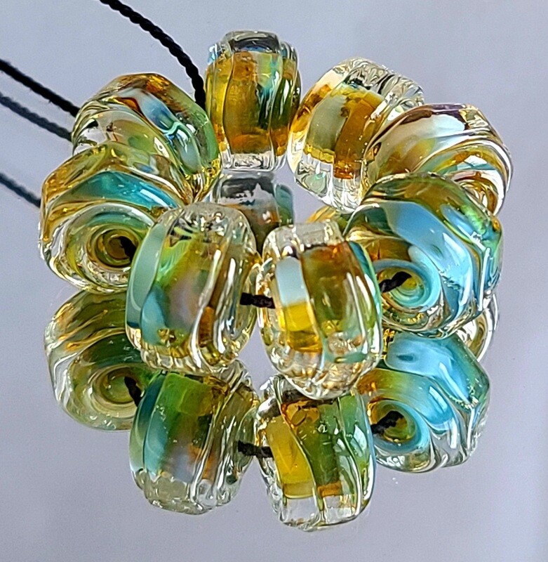 Buen Camino Handmade Lampwork Beads