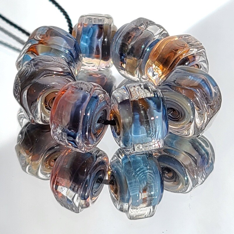 Imperial Elegance Handmade Lampwork Beads