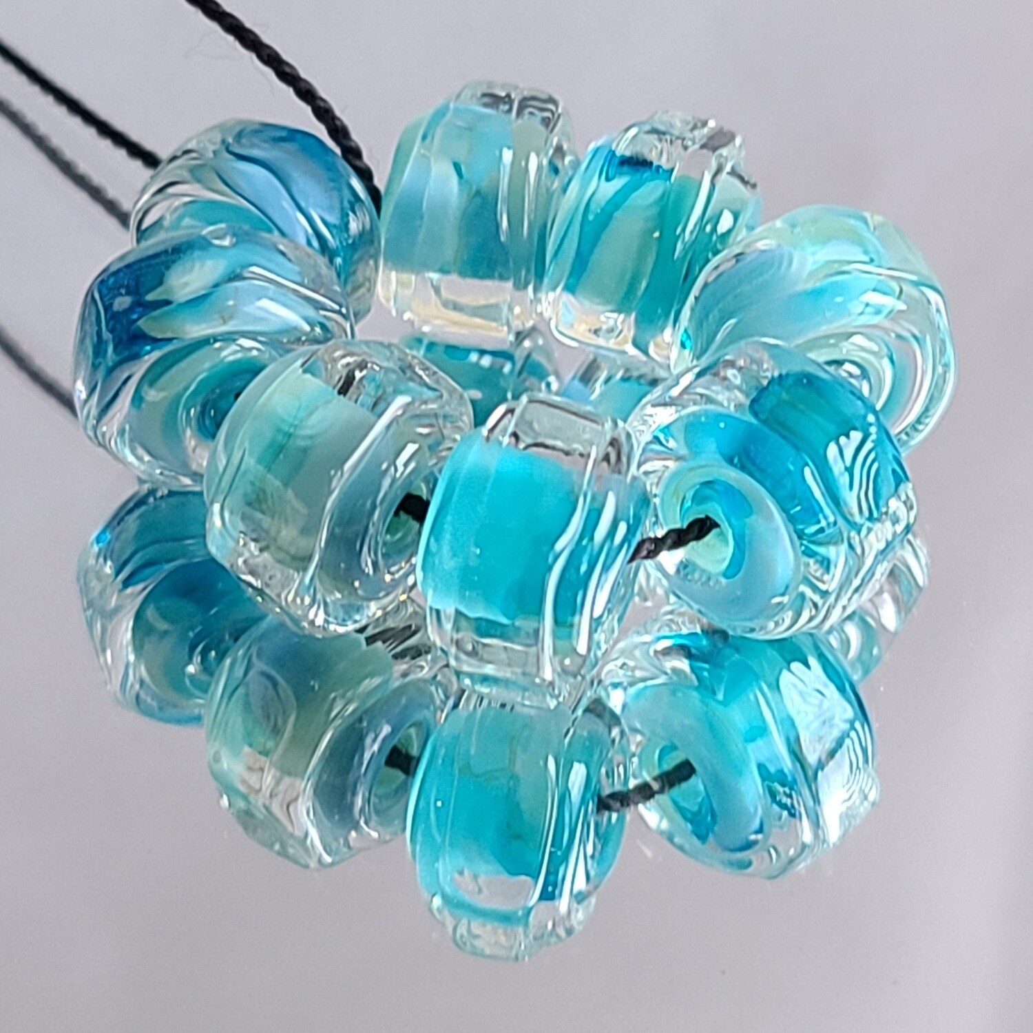 River Dance Handmade Lampwork Beads
