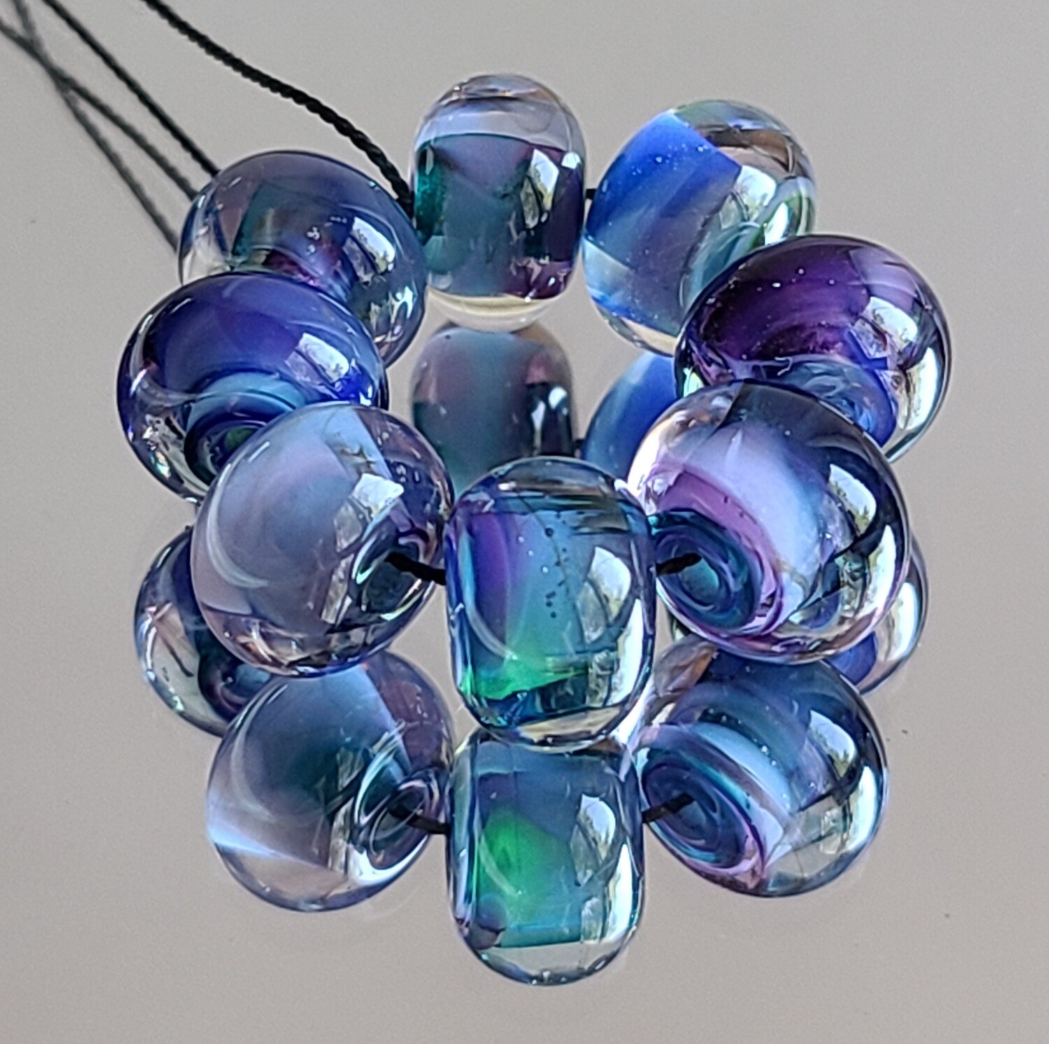 Aqua Bay Handmade Lampwork Beads