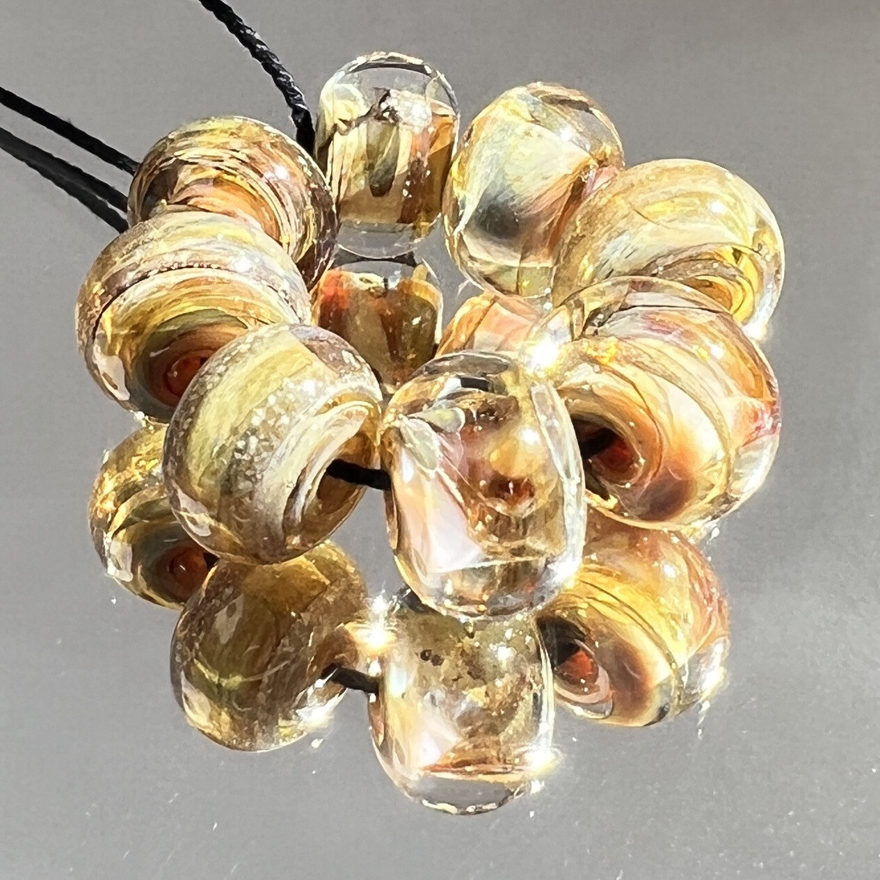 Dry Bones Handmade Lampwork Beads