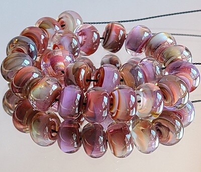 Sedona Sunrise Handmade Lampwork Beads