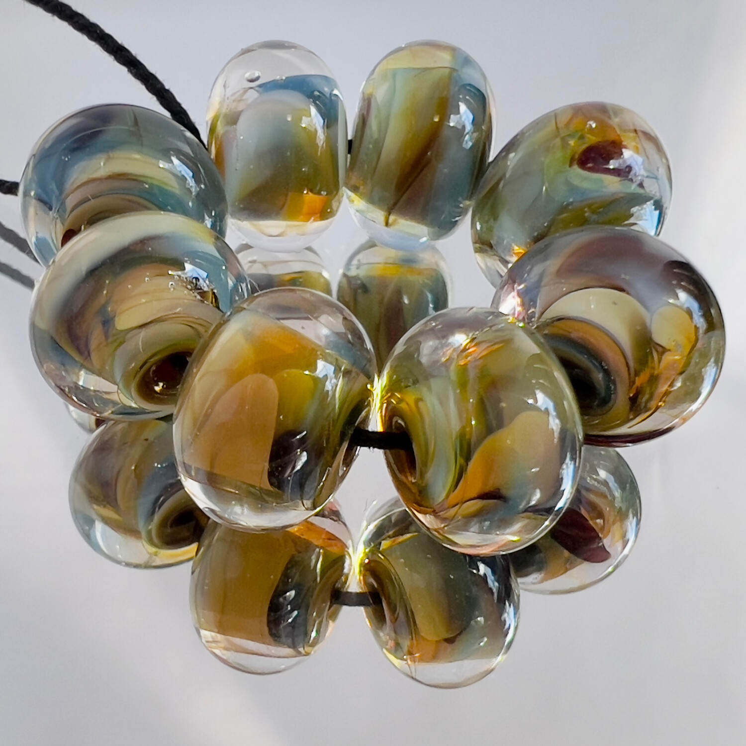 Painted Desert Series Handmade Lampwork Beads