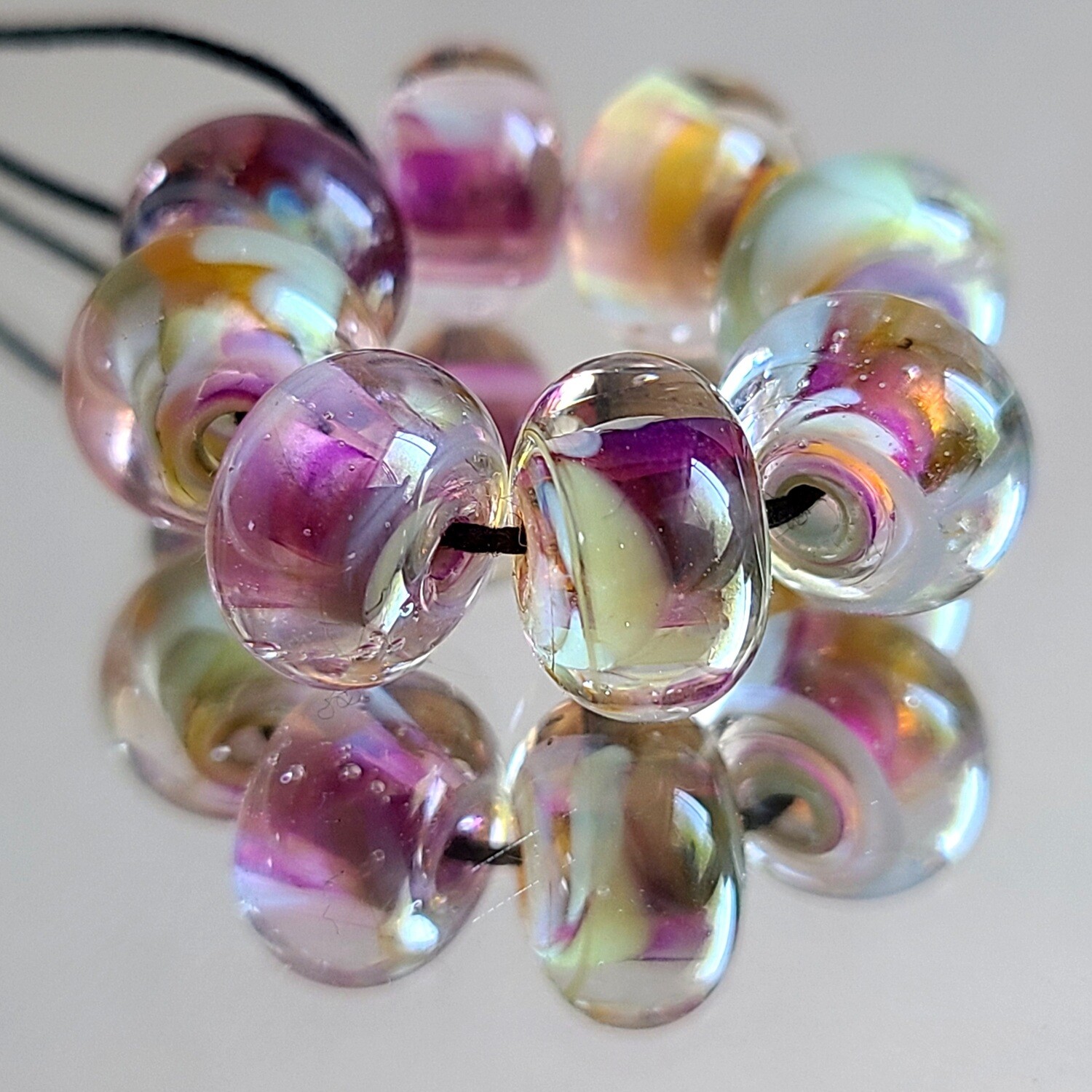 Martinique Handmade Lampwork Beads