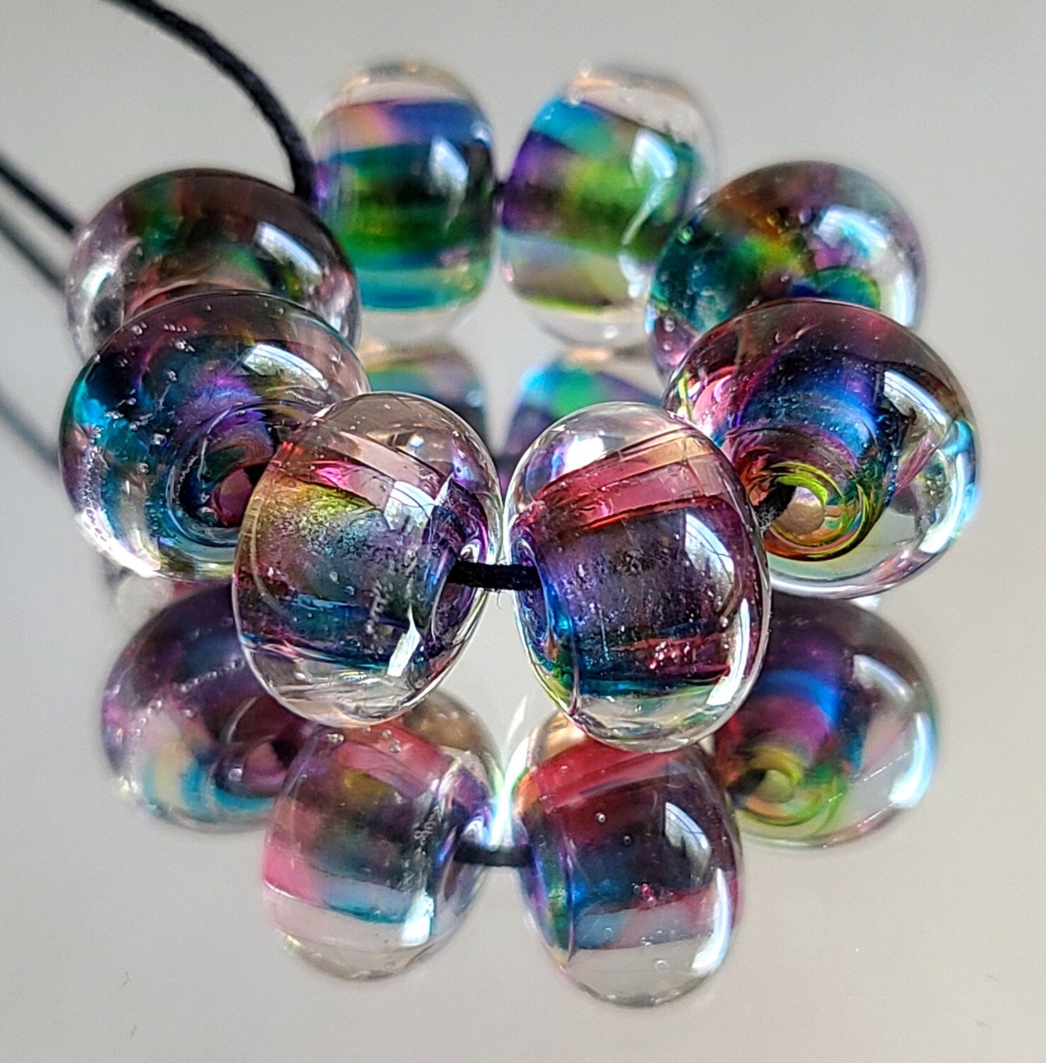 Prism Handmade Lampwork Beads