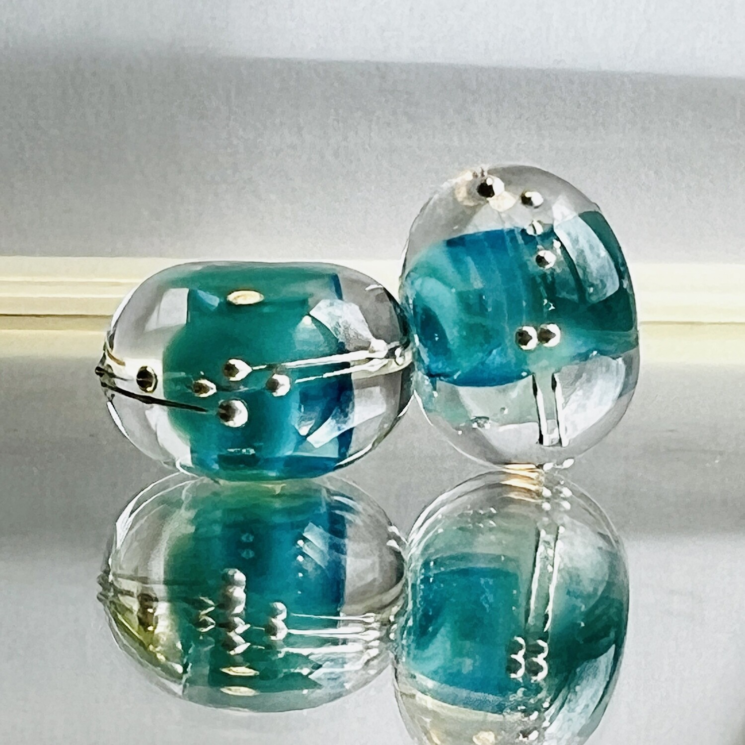 Indian Ocean Handmade Lampwork Beads