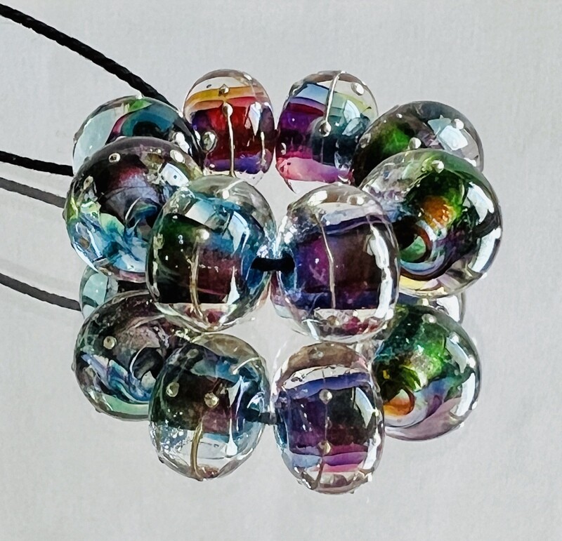Prism Handmade Lampwork Glass Beads