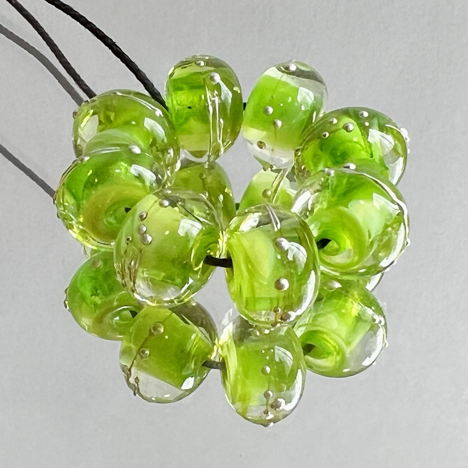 Absinthe Minded Handmade Lampwork Glass Beads