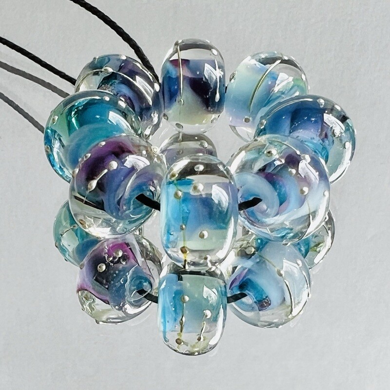 Poseidon Handmade Lampwork Glass Beads