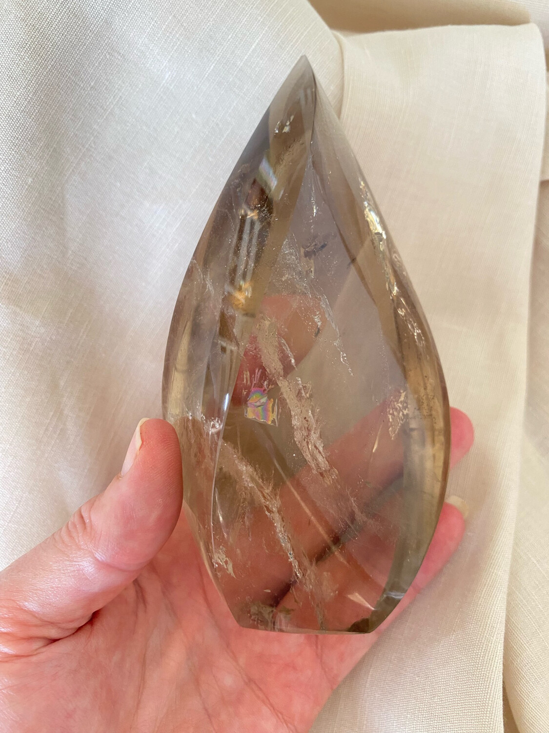 Crystal Flame Smoky Quartz
