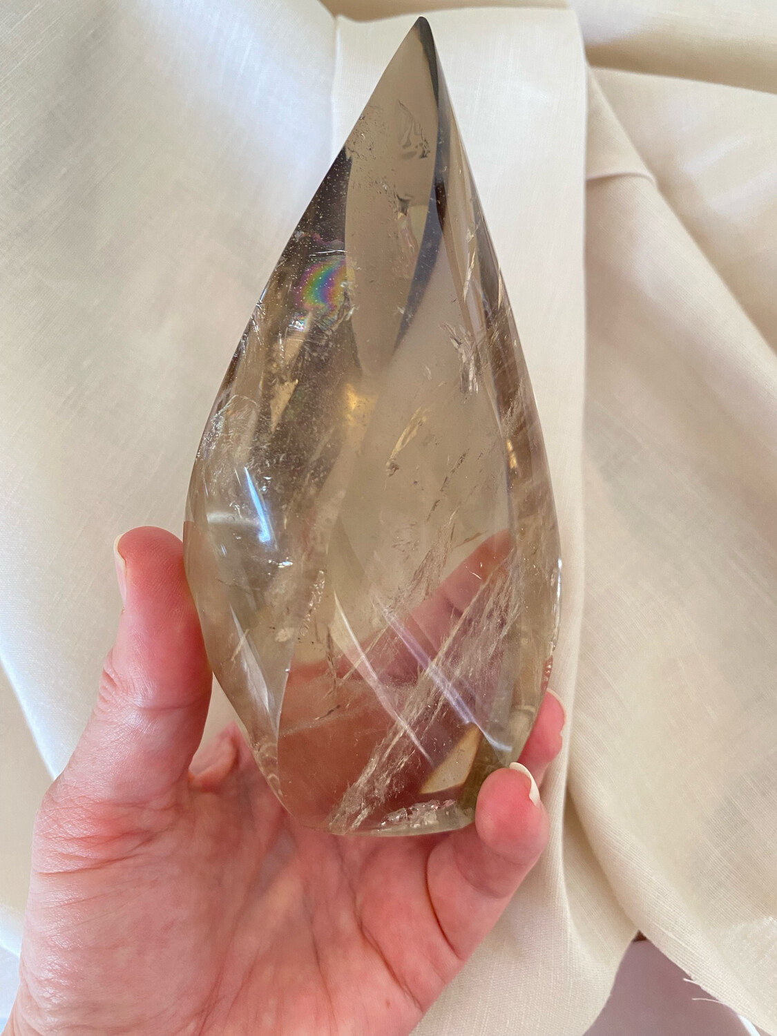 Crystal Flame Smoky Quartz