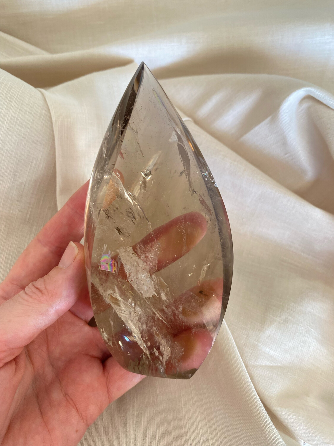 Crystal Flame Smoky Quartz