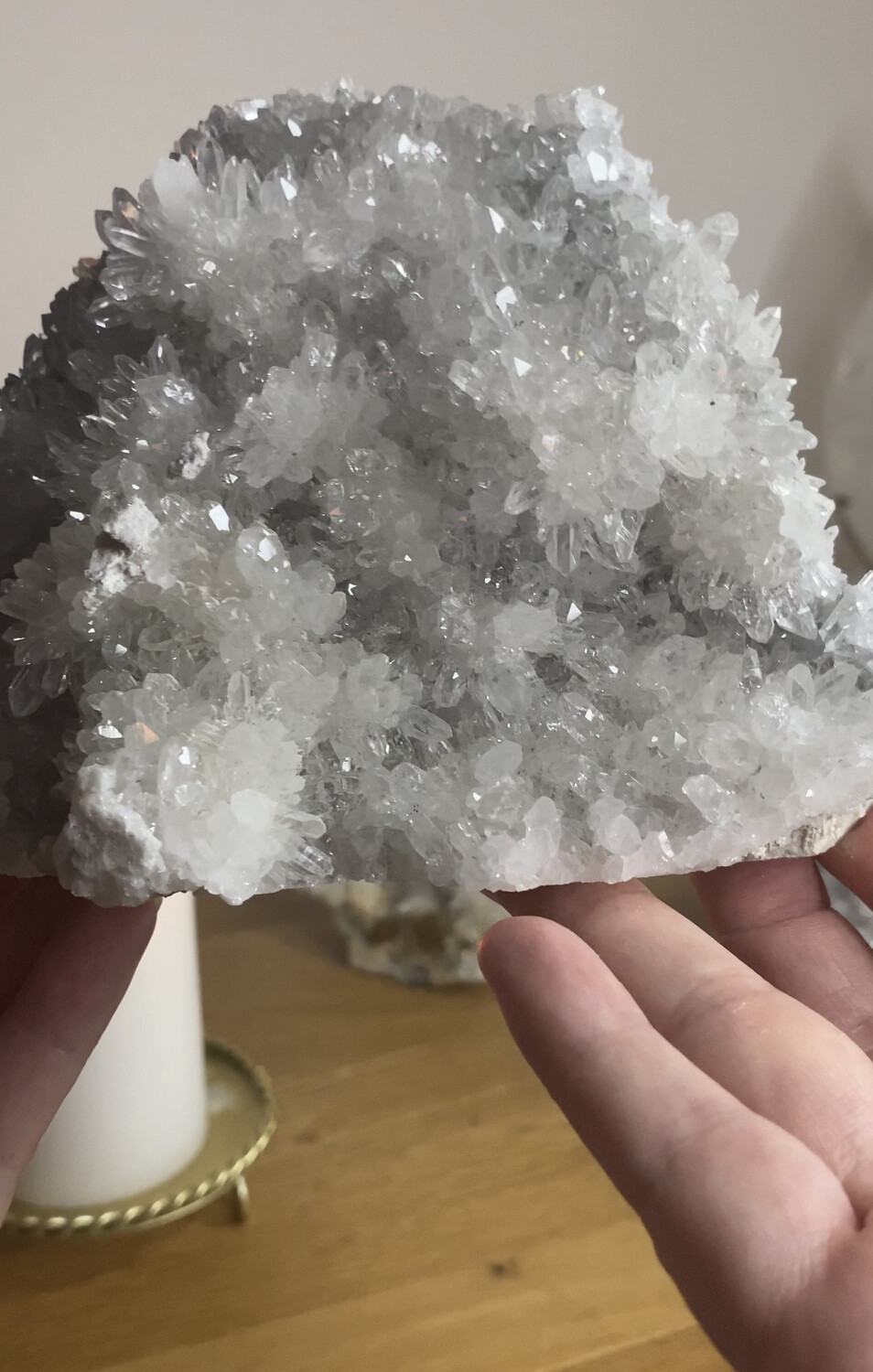 Chrysanthemum Quartz Cluster