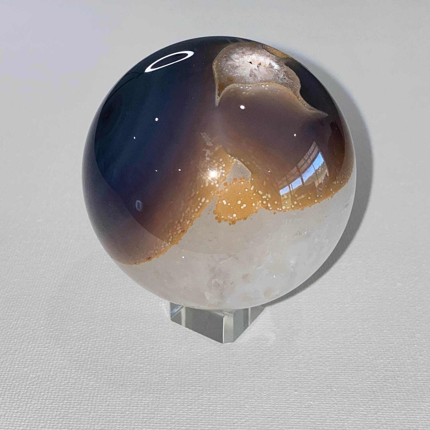 Crystal Agate Sphere