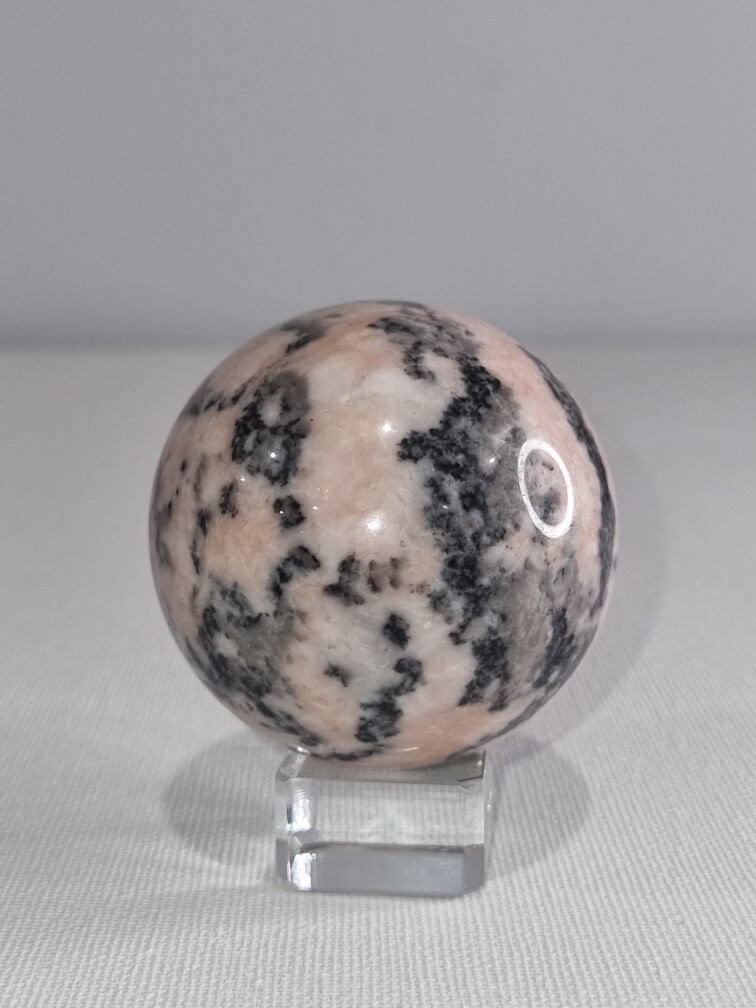 Pink Zebra Jasper Sphere