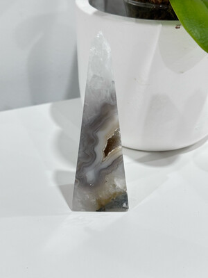 Agate Crystal Obelisk